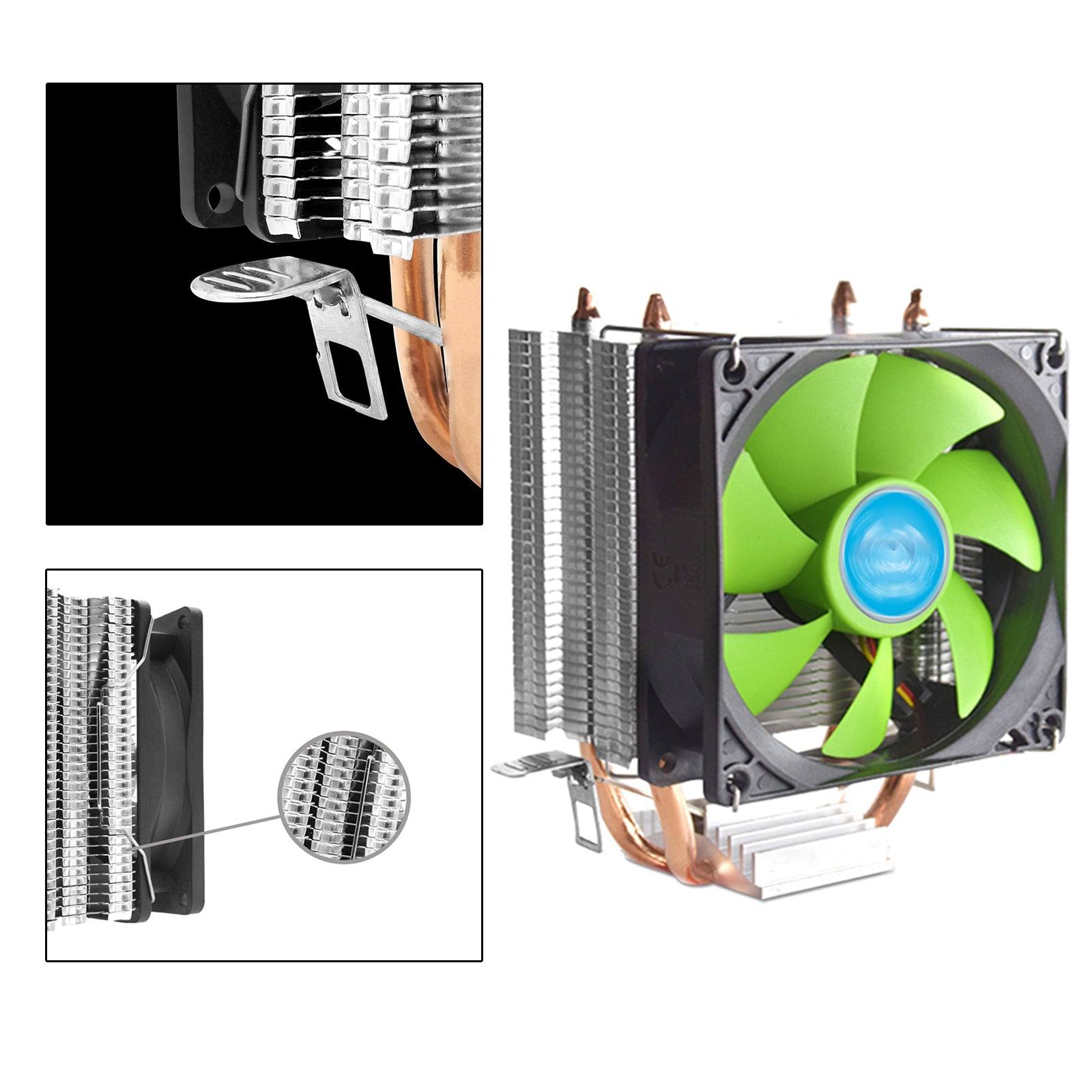 Desktop CPU Cooling Fan Radiator Cooler Replacement for intel LGA 775/1155