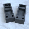 Set of 2 Graphite Crucible Ingot Mould Mold Set Metal Melting Casting Tool