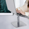 Slide-Proof Desktop Laptop Stand Riser Adjustable Tablet Holder Rack Black