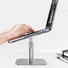 Slide-Proof Desktop Laptop Stand Riser Adjustable Tablet Holder Rack Black