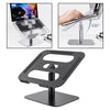 Slide-Proof Desktop Laptop Stand Riser Adjustable Tablet Holder Rack Black