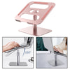 Slide-Proof Desktop Laptop Stand Riser Adjustable Tablet Holder Rack Pink