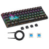 Mechanical Gaming Keyboard 61 Keys Multi Color Backlit for PC Mac