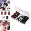 Nail Art Sanding Bands Gel Polish Remover Tool w/Mandrel 210pcs Mixed Color