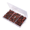 Nail Art Sanding Bands Gel Polish Remover Tool w/Mandrel 210pcs Brown