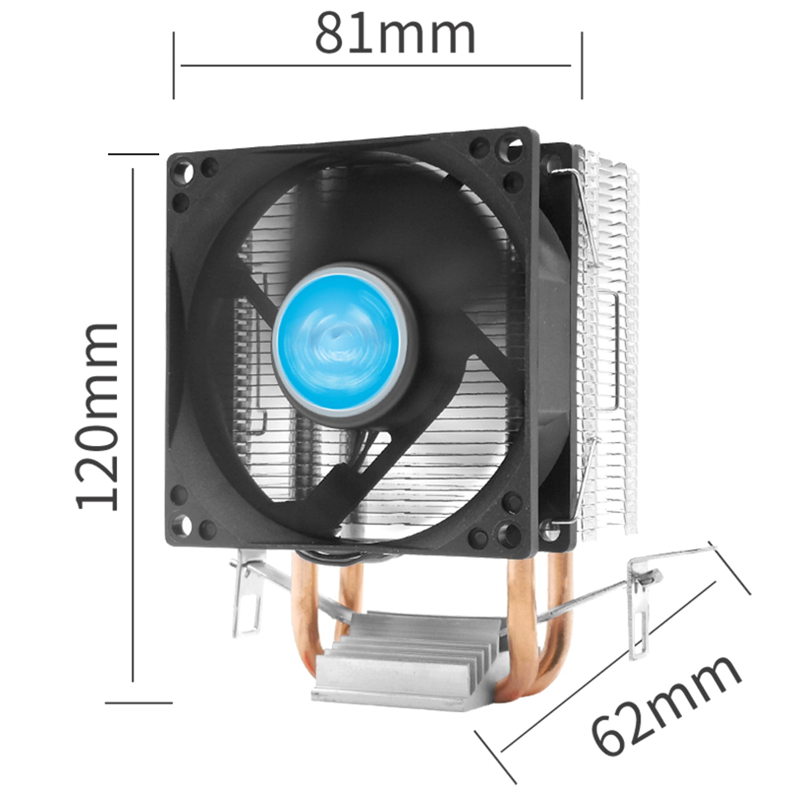 Desktop CPU Cooling Fan Radiator Cooler Replacement for INTEL LGA1156 LGA775