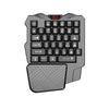 Portable Mini Single Hand Mechanical Gaming Keyboard 35 Keys for PC Games