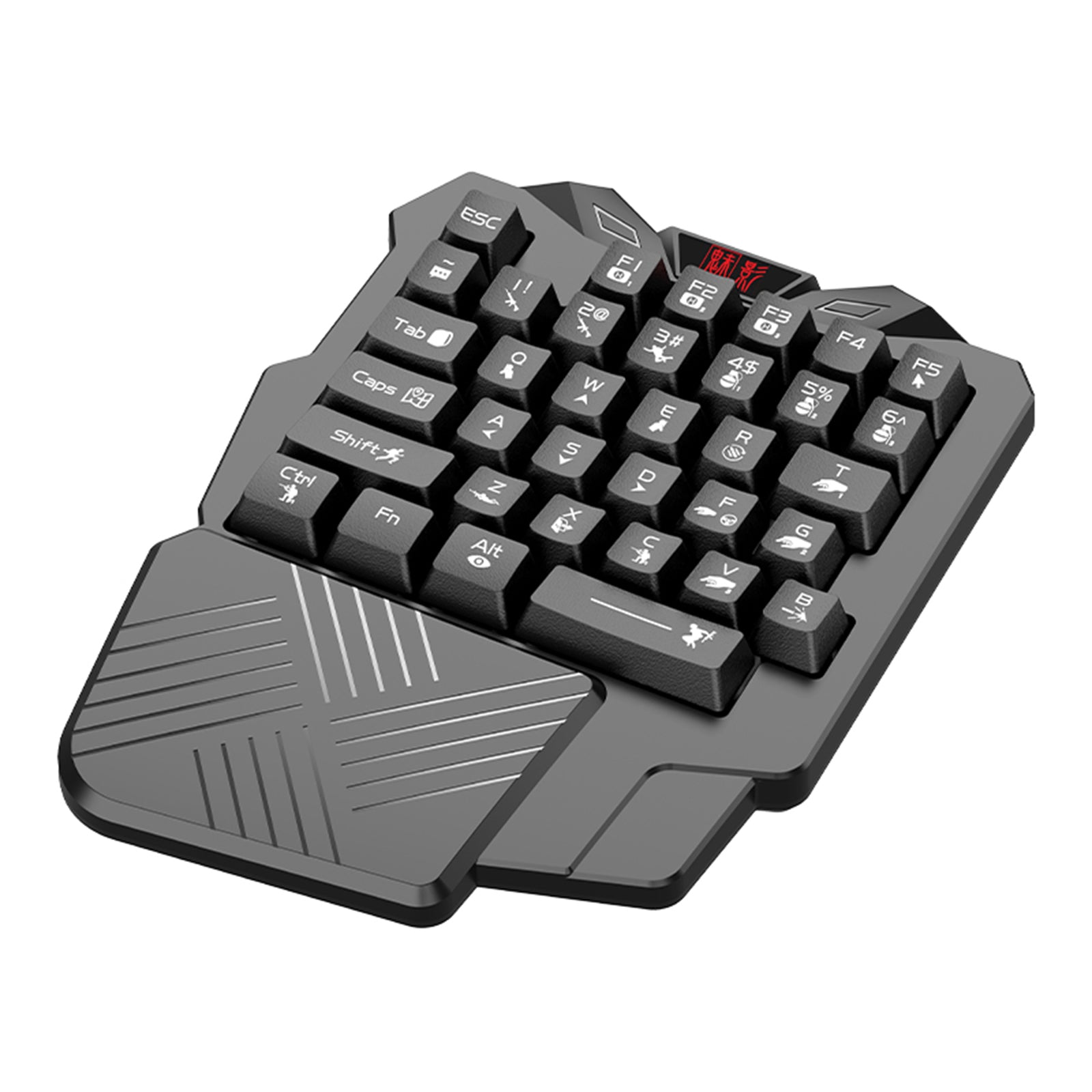 Portable Mini Single Hand Mechanical Gaming Keyboard 35 Keys for PC Games