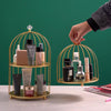 Bird Cage Desktop Perfume Organizer Holder Countertop Makeup Rack 1-Tier