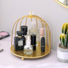 Bird Cage Desktop Perfume Organizer Holder Countertop Makeup Rack 1-Tier