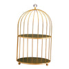 Bird Cage Desktop Perfume Organizer Holder Countertop Makeup Rack 2-Tiers