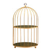 Bird Cage Desktop Perfume Organizer Holder Countertop Makeup Rack 2-Tiers