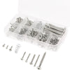 226pcs Electric Guitar Screw Kit for Pickup Switch Neck Plate Buttons Mount silver