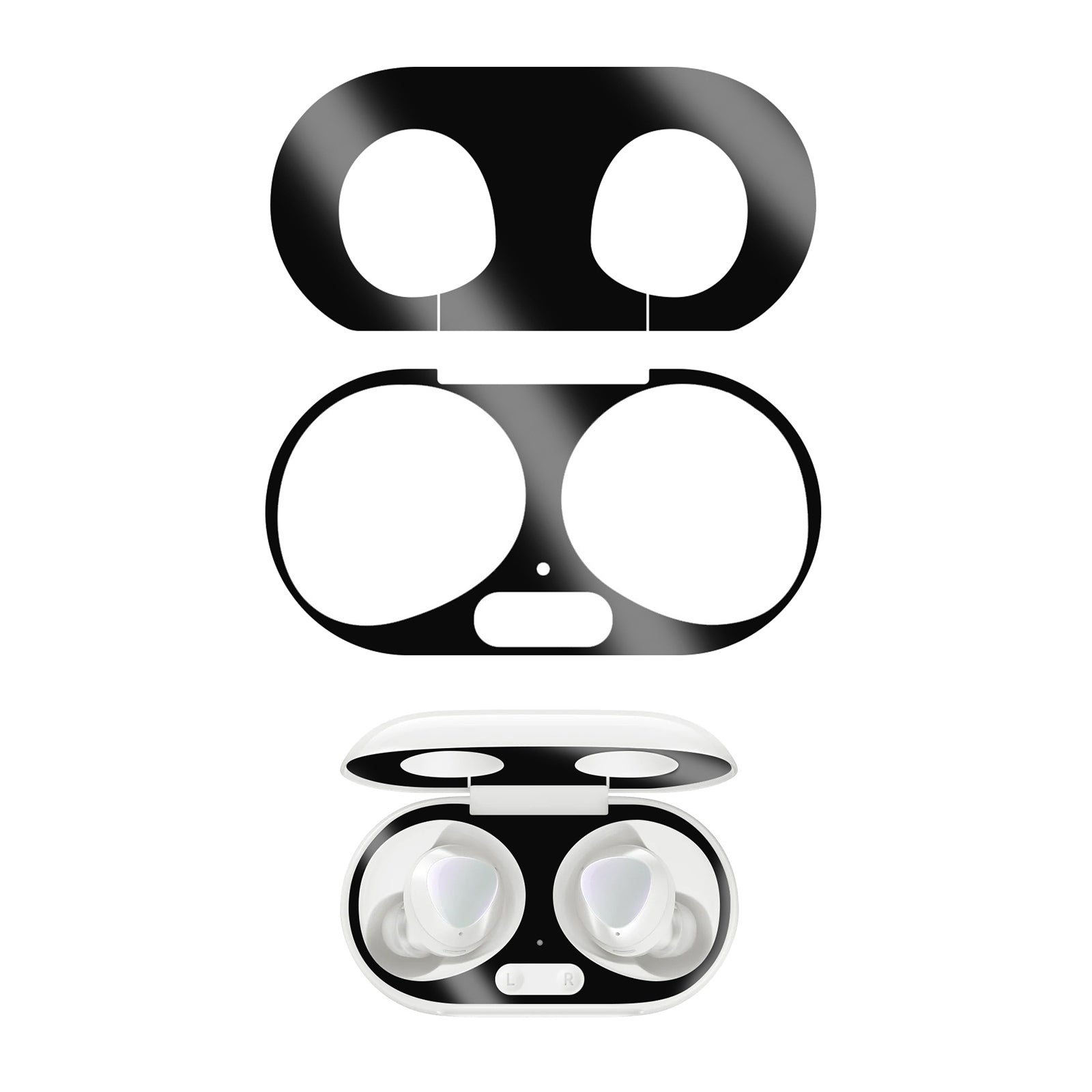 Metal Dust Guard for Samsung Galaxy Buds Plus Ultra Slim  black