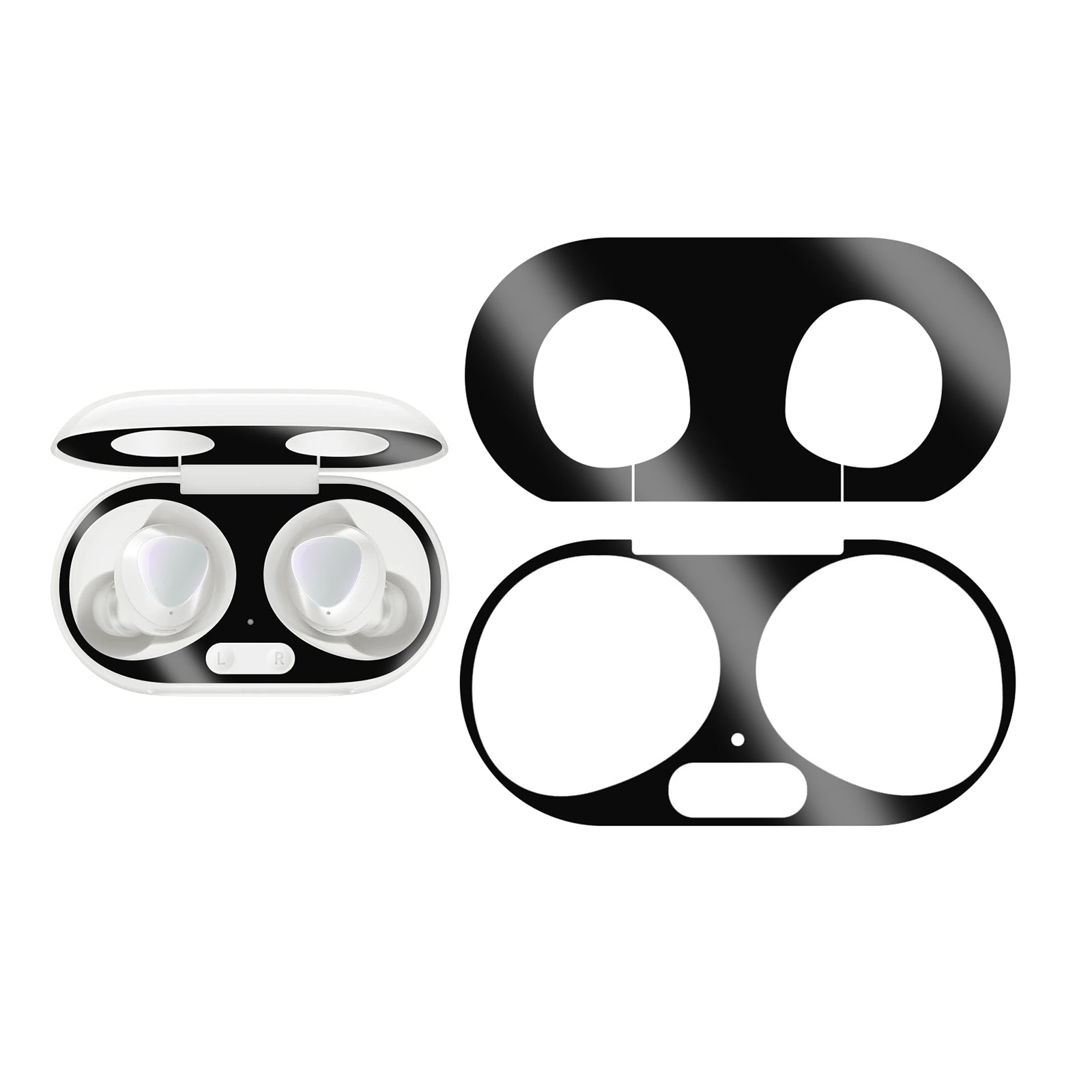 Metal Dust Guard for Samsung Galaxy Buds Plus Ultra Slim  black