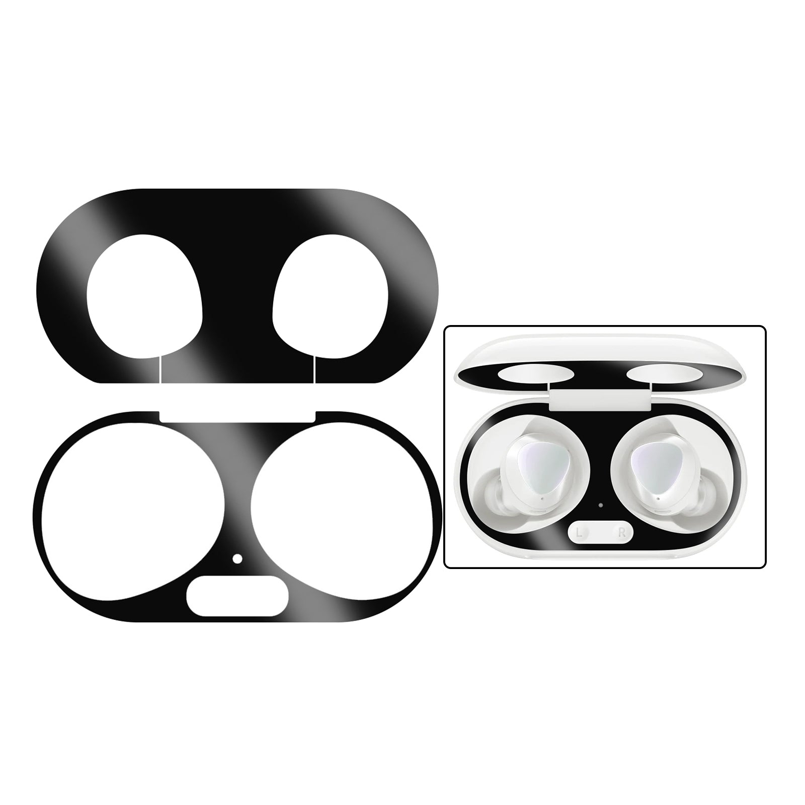 Metal Dust Guard for Samsung Galaxy Buds Plus Ultra Slim  black