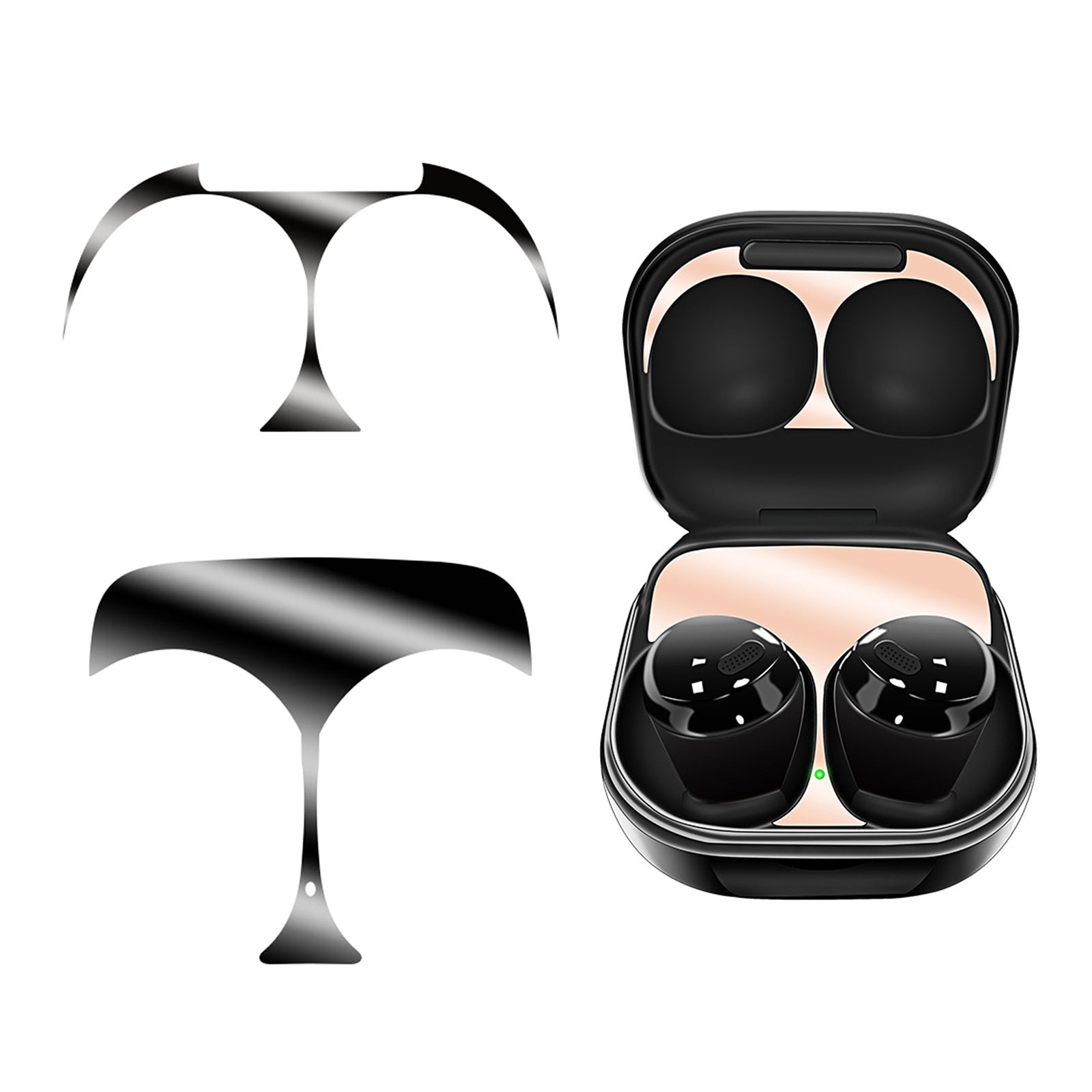 Metal Dust Guard for Samsung Galaxy Buds Pro Dust-Proof Film  black