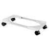 New PC Desktop Case Stand Holder Computer Tower Rolling Caster Wheels White