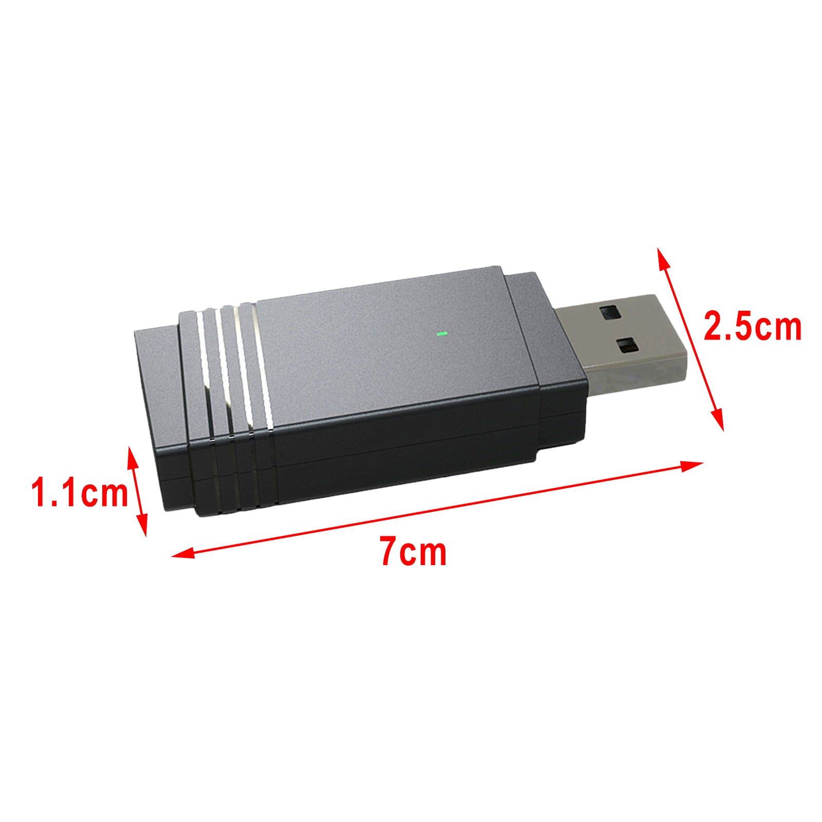 Mini Dual Band 1300Mbps USB WiFi Wireless Adapter For Laptop PC Desktop
