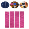 Non-Slip Surfboard Traction Pad Deck Mat EVA Foam for Skimboard Pink