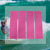 Non-Slip Surfboard Traction Pad Deck Mat EVA Foam for Skimboard Pink