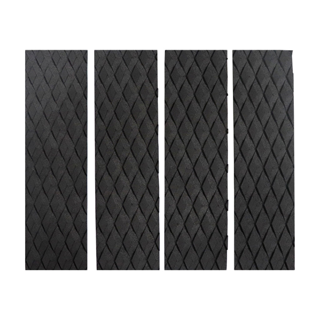 Non-Slip Surfboard Traction Pad Deck Mat EVA Foam for Skimboard Black