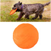 Soft Rubber Summer Beach Flying Plate Interactive Dog Toys Orange 22cm