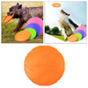 Soft Rubber Summer Beach Flying Plate Interactive Dog Toys Orange 22cm