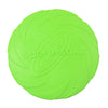 Soft Rubber Summer Beach Flying Plate Interactive Dog Toys Green 22cm