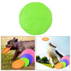 Soft Rubber Summer Beach Flying Plate Interactive Dog Toys Green 22cm