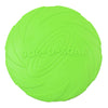 Soft Rubber Summer Beach Flying Plate Interactive Dog Toys Green 22cm