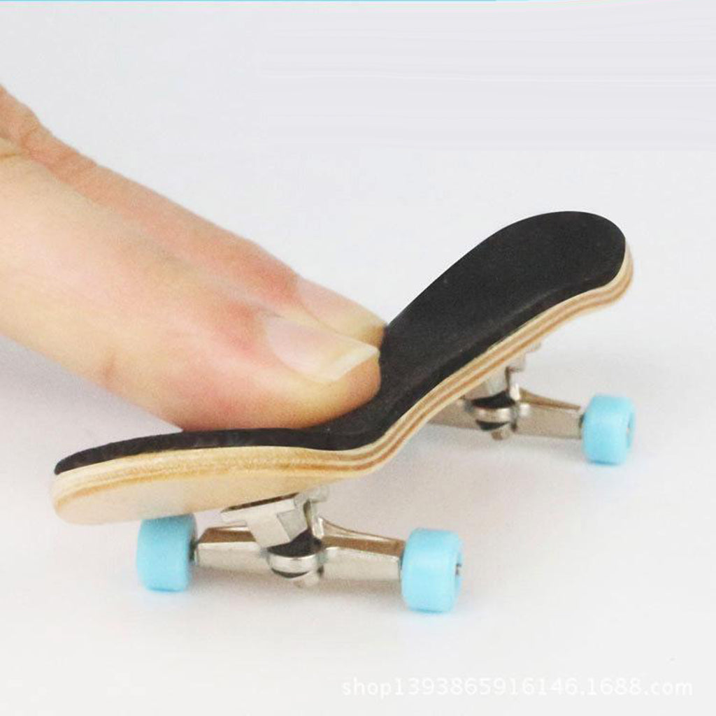 Wood Finger Skateboard 9.6cm Anti-slip Fingerboards Kids Gift Party Favor