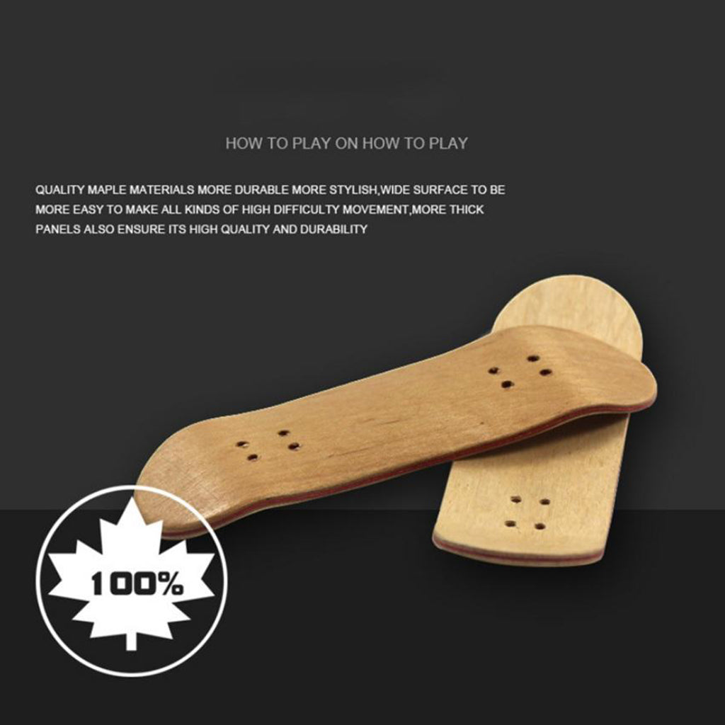 Wood Finger Skateboard 9.6cm Anti-slip Fingerboards Kids Gift Party Favor