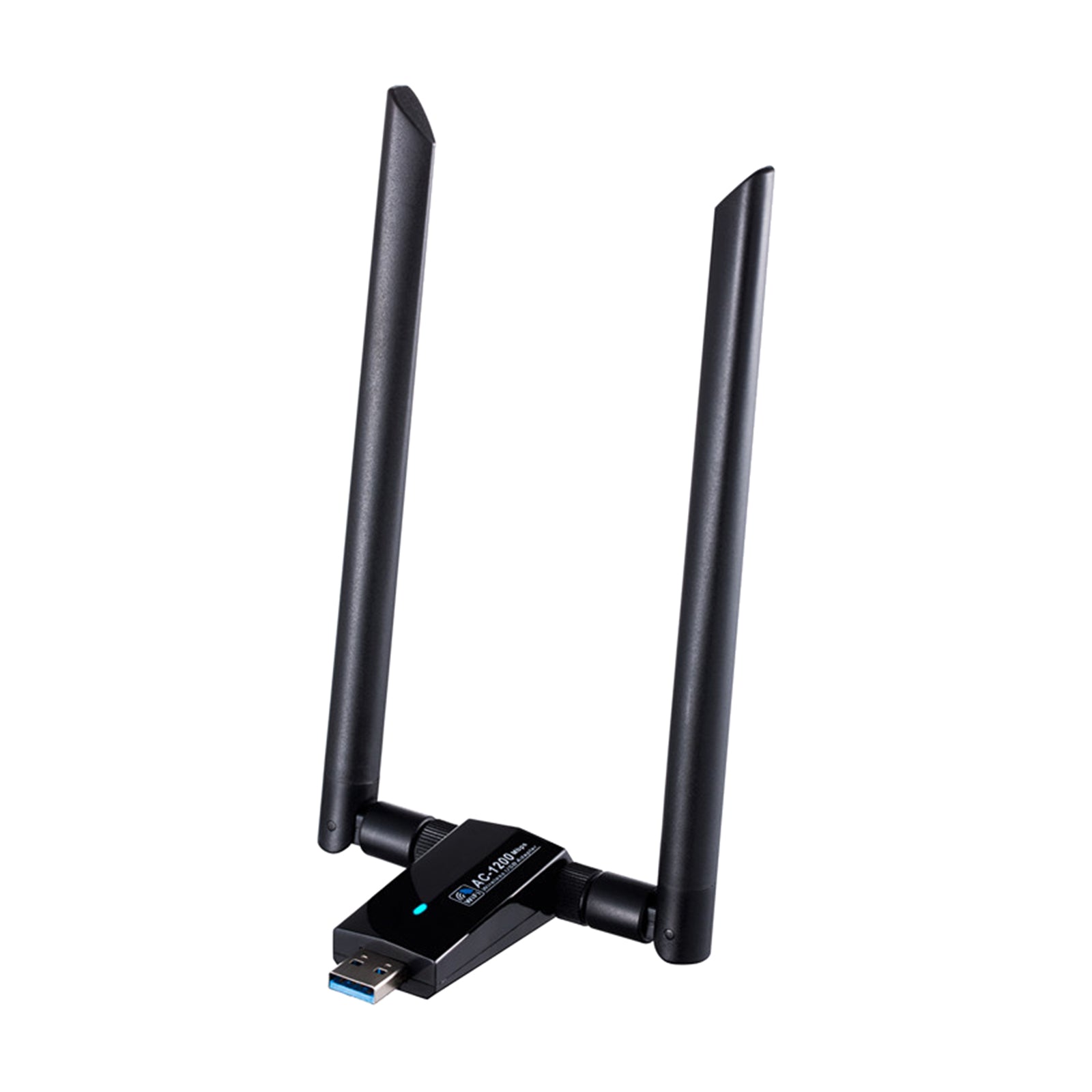USB 3.0 1200Mbps Long Range AC1200 2.4G/5G Wireless WiFi Adapter w/Antenna
