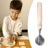 Classical Ravioli Stamp Cutter Mould Wooden Handle for Pasta Dough Cutter Roll square handle