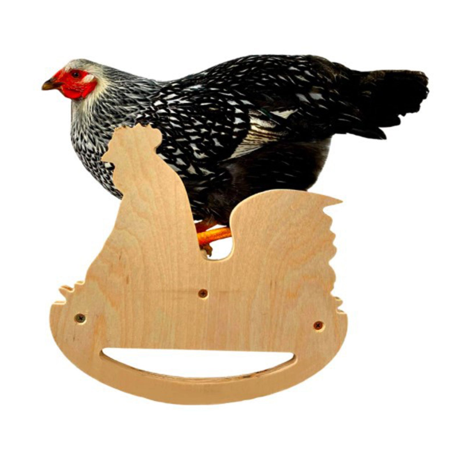 Wooden Parrot Bird Stand Tree Branch Hanging Toys Cage Perches Pet Chicken Shape