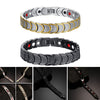 Magnetic Jewelry Therapy Bracelet Bangles for Gifts Father's Day Healthcare medium gold