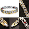 Magnetic Jewelry Therapy Bracelet Bangles for Gifts Father's Day Healthcare medium gold