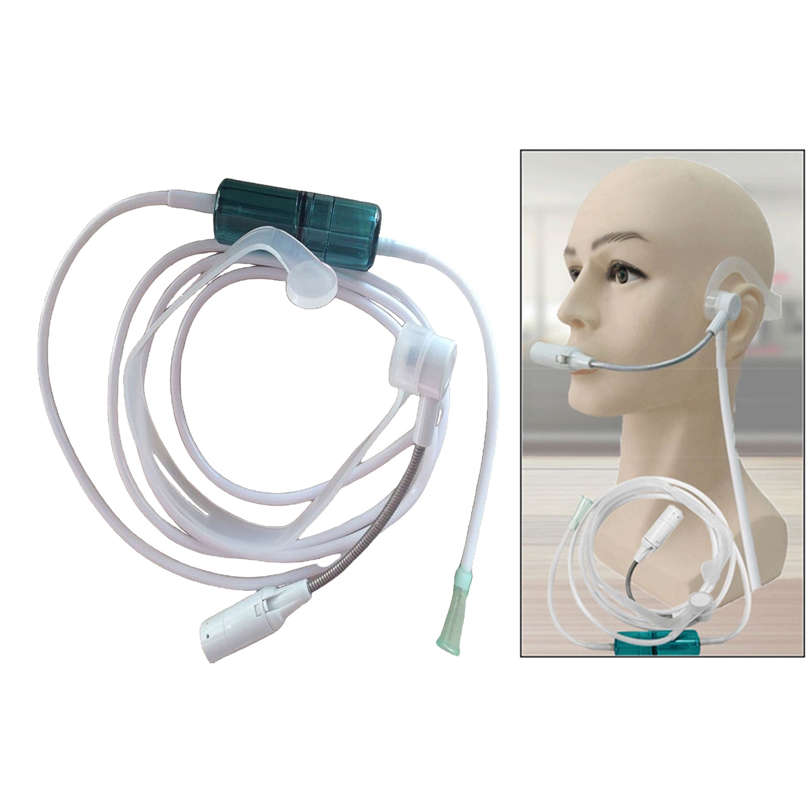 Headset Oxygen Nasal Cannula 2m Silicone Tube for 8mm outlets Replacement