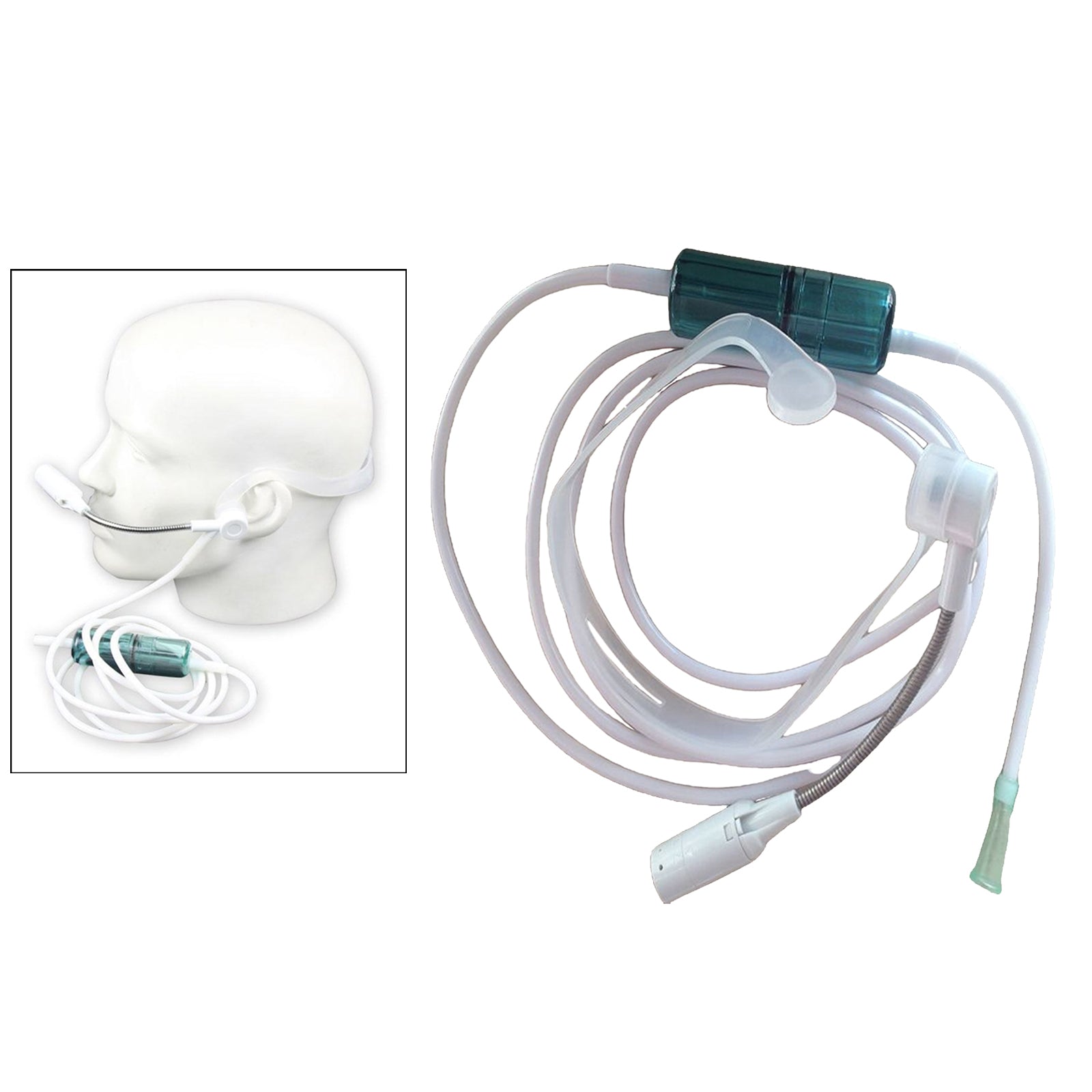 Headset Oxygen Nasal Cannula 2m Silicone Tube for 8mm outlets Replacement