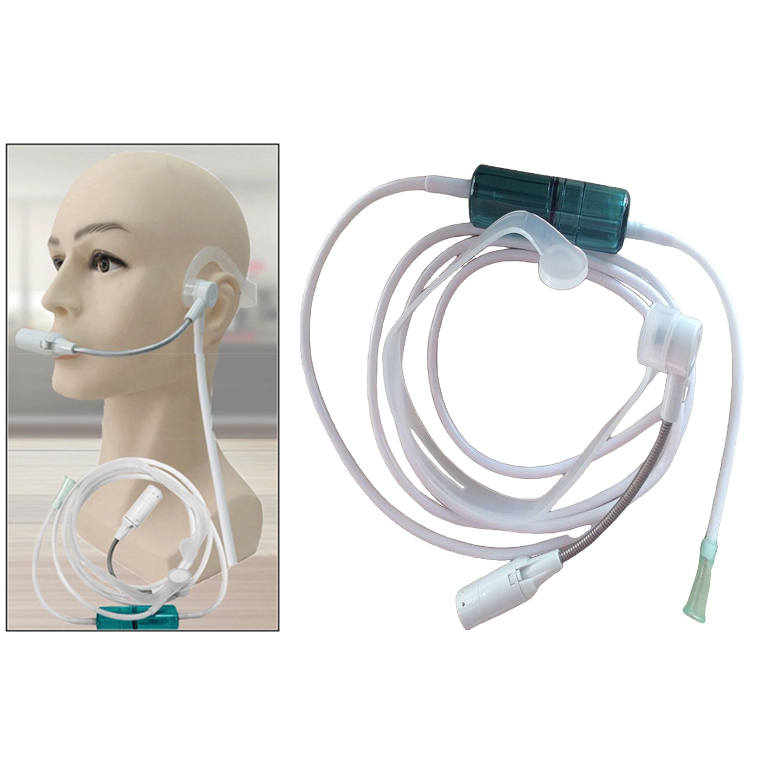 Headset Oxygen Nasal Cannula 2m Silicone Tube for 8mm outlets Replacement