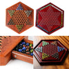 Chinese Checkers Glass Beads Family Fun Collection Multiplayer Kids Adults