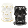 Rotatable Skull Pen Holder Office Desktop Decor Stationery Organizer Black