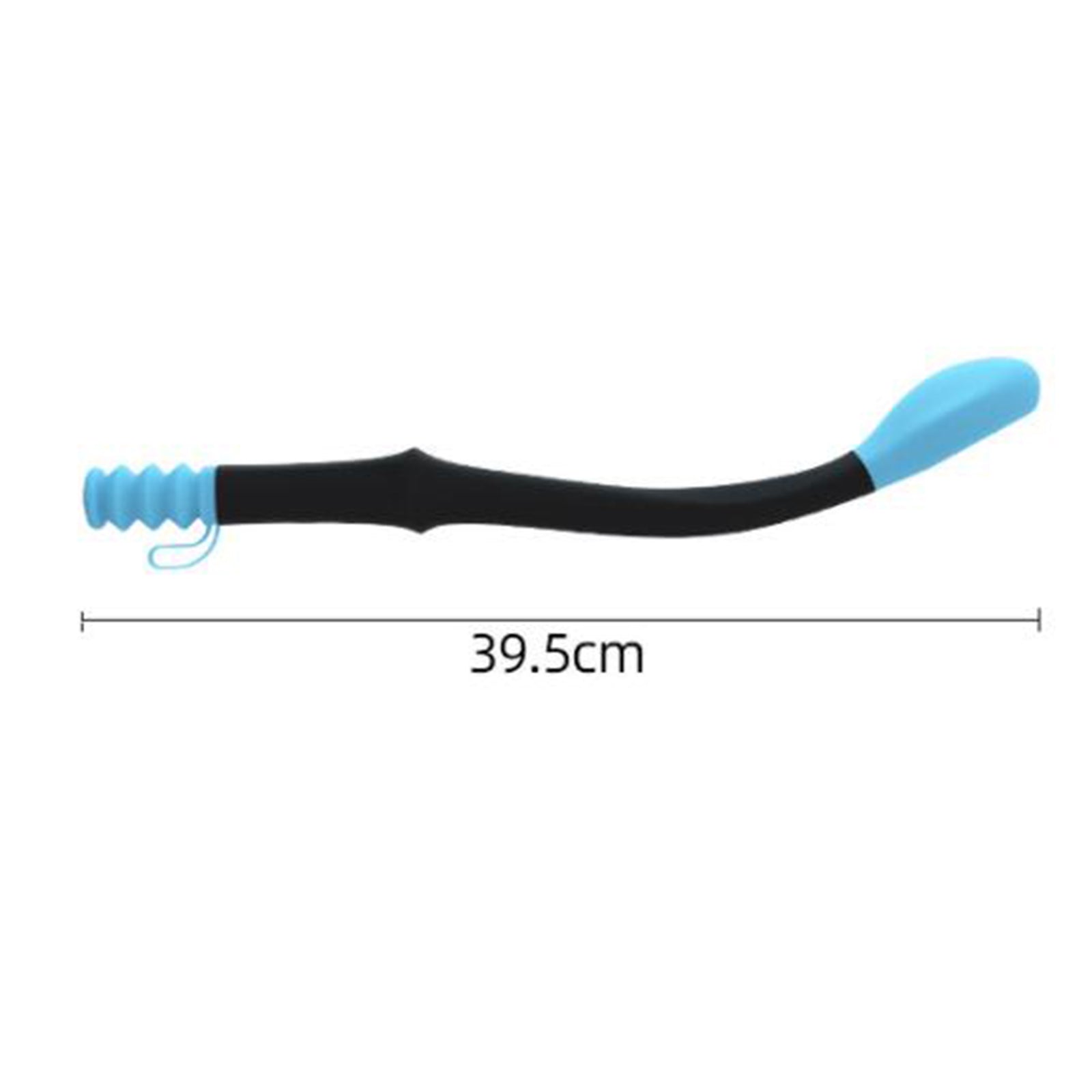 15" Toilet Aid Long Reach Comfort Bottome Wiper for Toilet Paper Grip Black