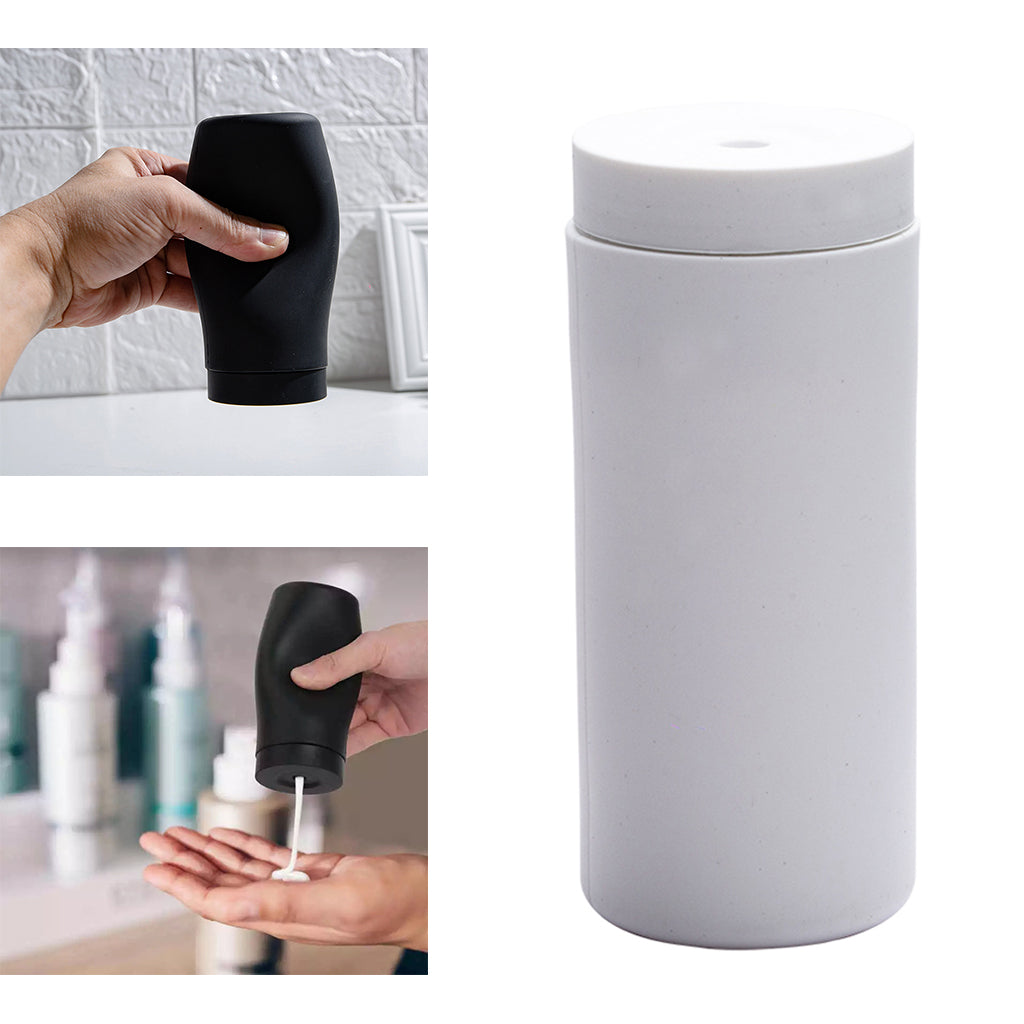 Manual Squeezing Soap Dispenser Kitchen Conditioner Lotion Container Bottle white