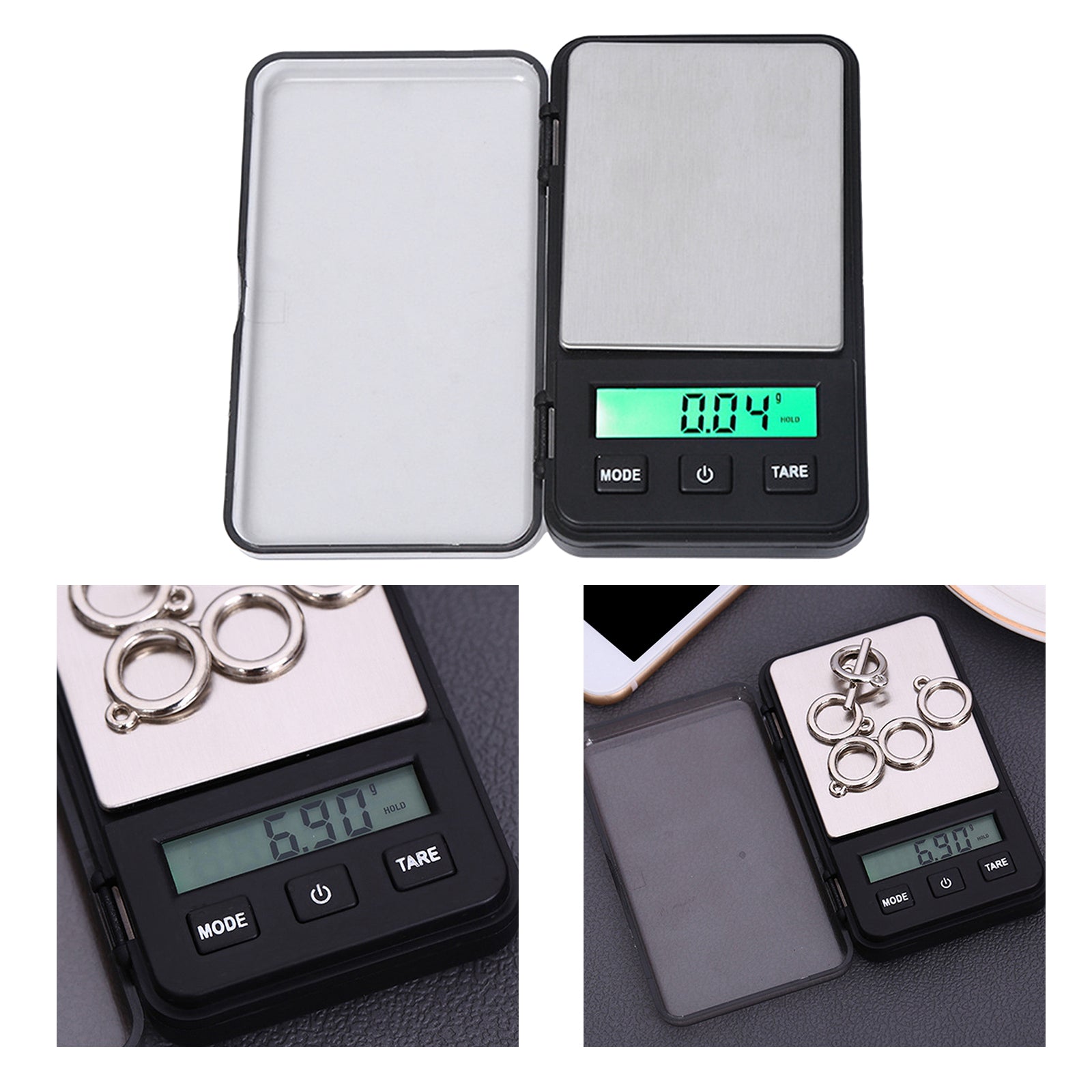 Digital Pocket Scale 200Gx0.01G Weigh Gram Digital Mini Scale High Accurate