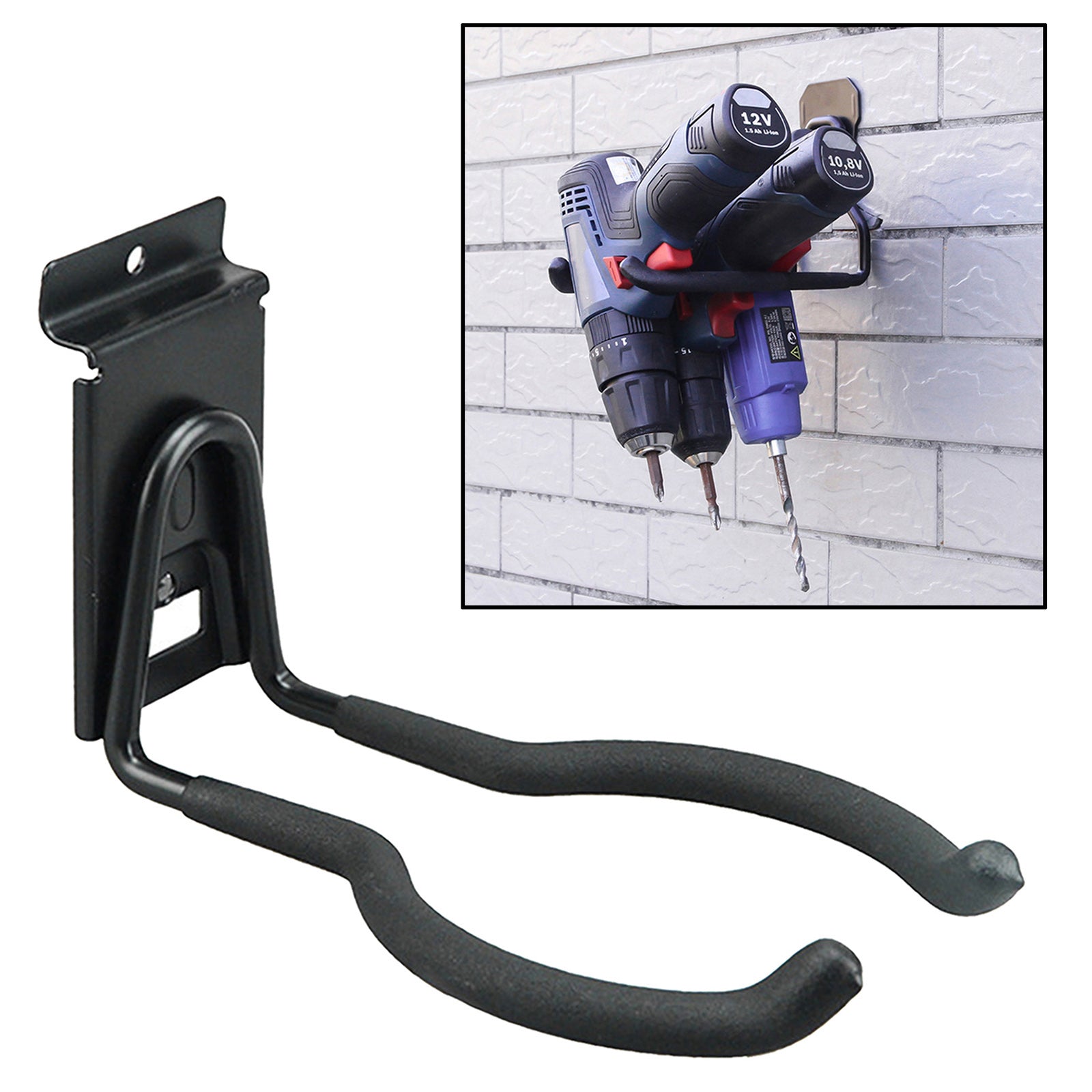 Garage Hanger Wall Mounting Tool Weed Eater Trimmer Hanger 20.4x12.1x11.6cm