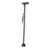 Adjustable Metal Walking Stick Travel Cane Folding Pole Compact Hike