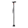 Adjustable Metal Walking Stick Travel Cane Folding Pole Compact Hike