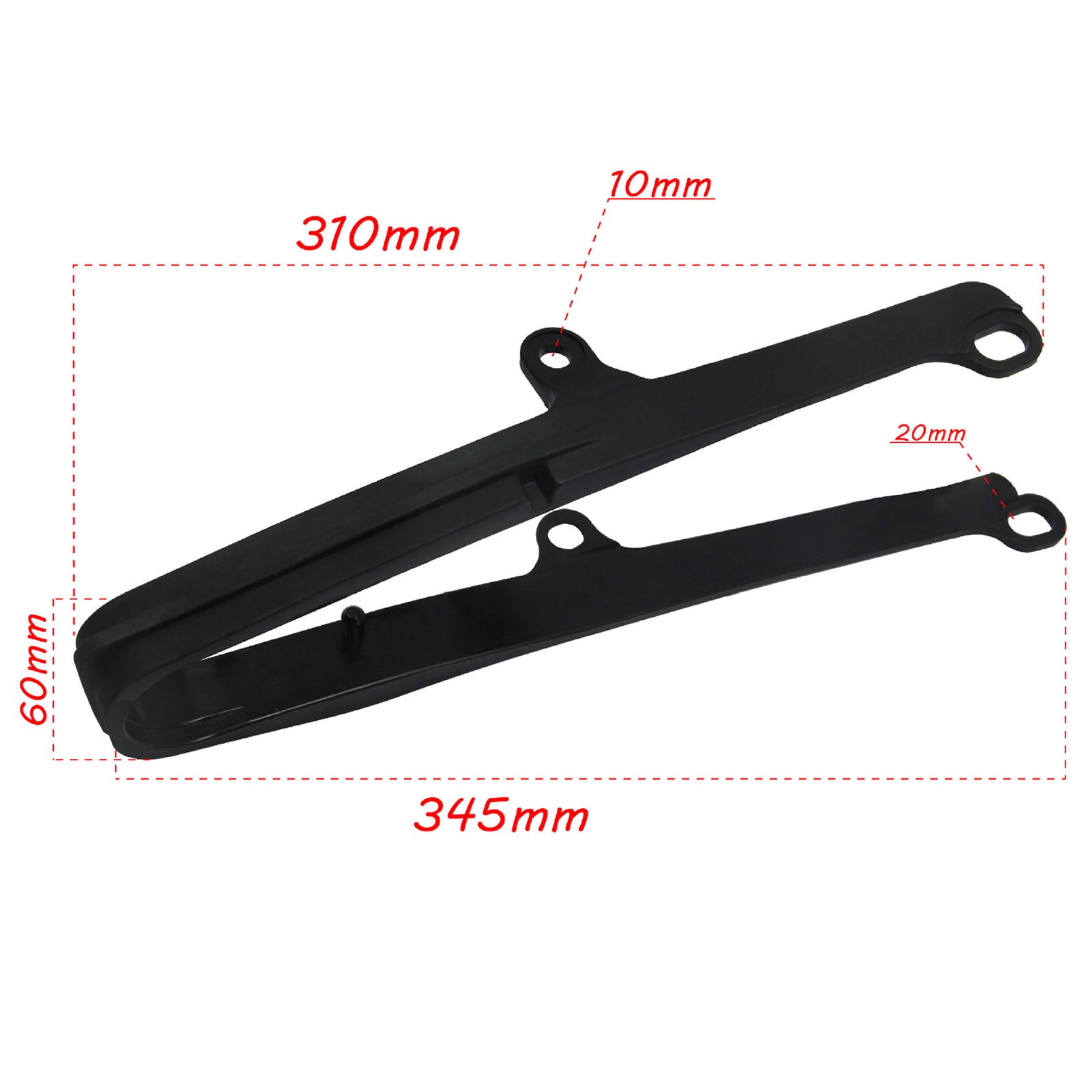 Genuine Honda Swing Arm Rear Chain Guide Slider for Off-road HONDA CRF250LA black